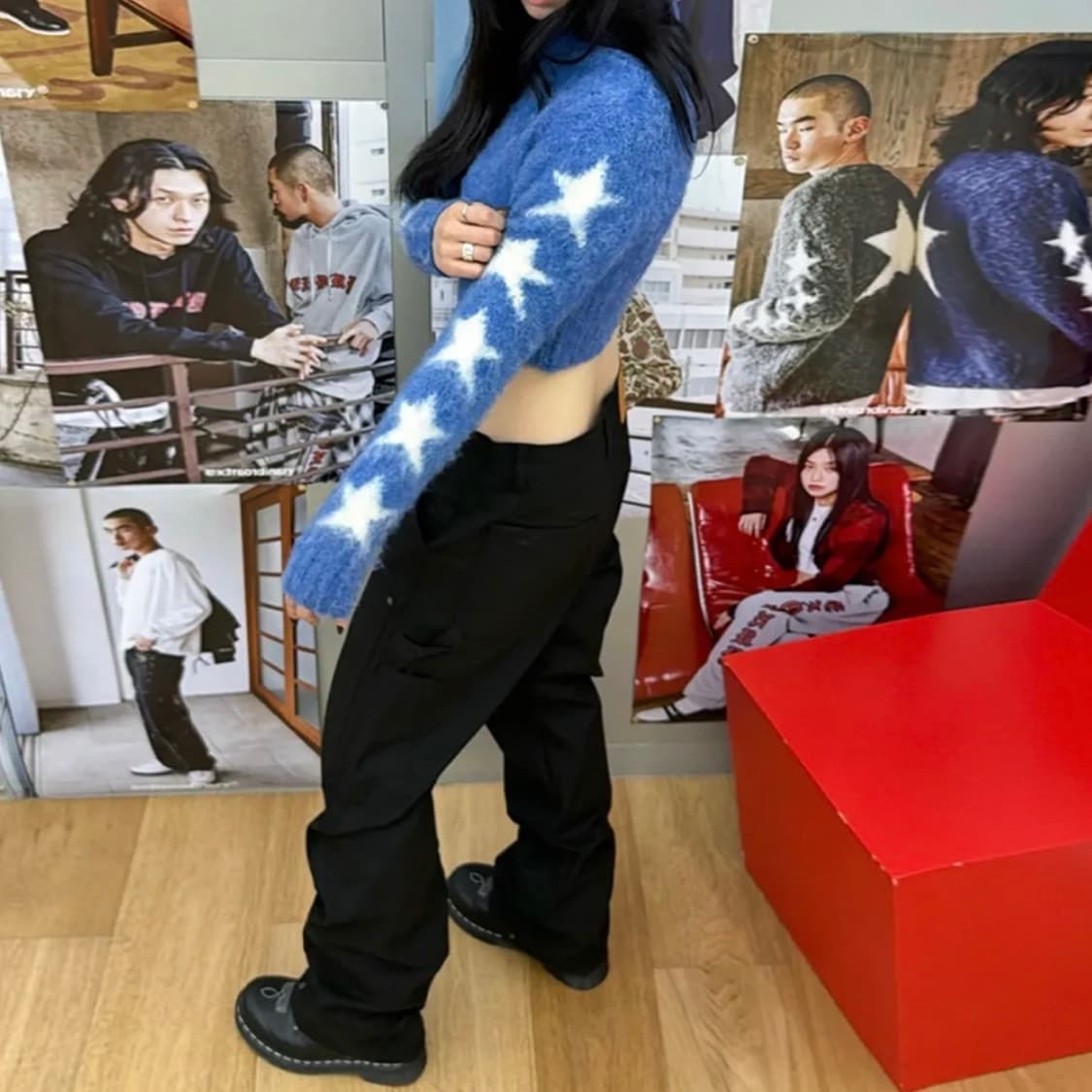 엑스트라오디너리 더블니 카펜터팬츠 상품이미지1