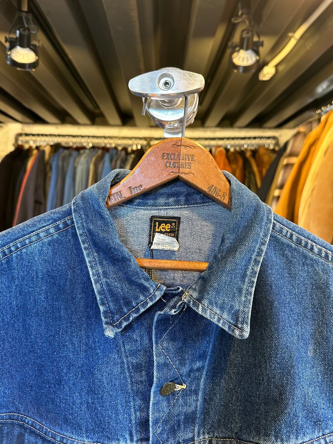 80s Lee 리 라이더 데님 트러커 자켓 made in usa 상품이미지3