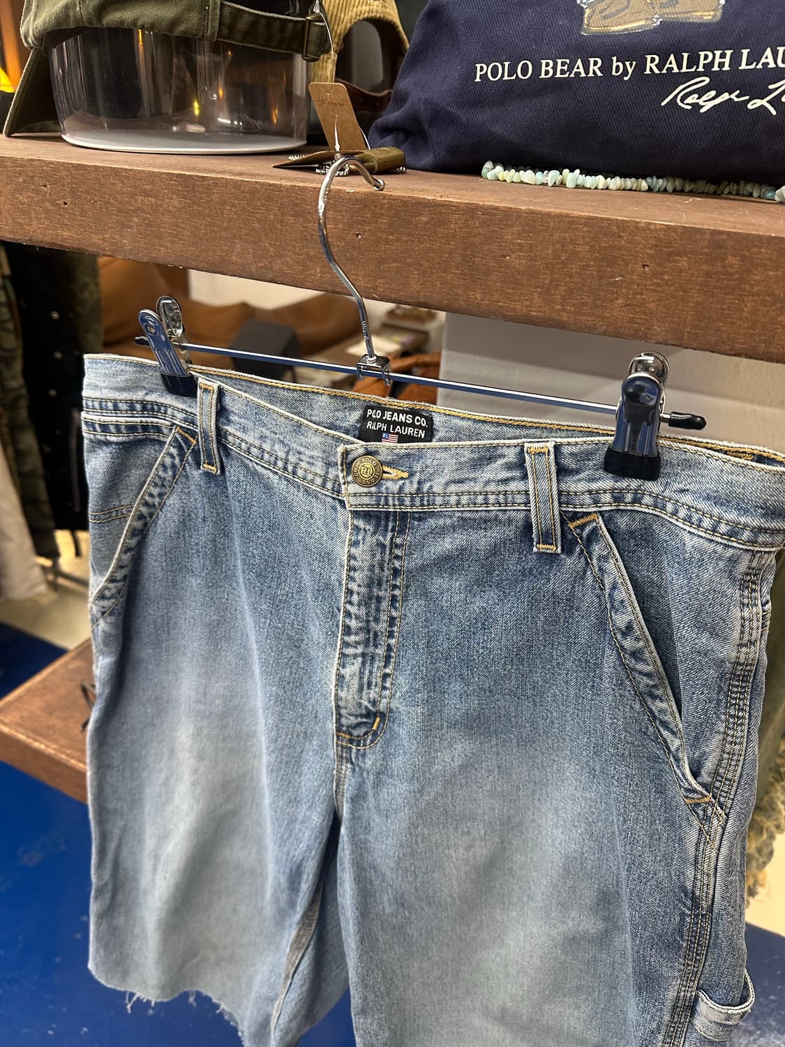 폴로 진스컴퍼니 컷오프 데님 반바지 상품이미지4