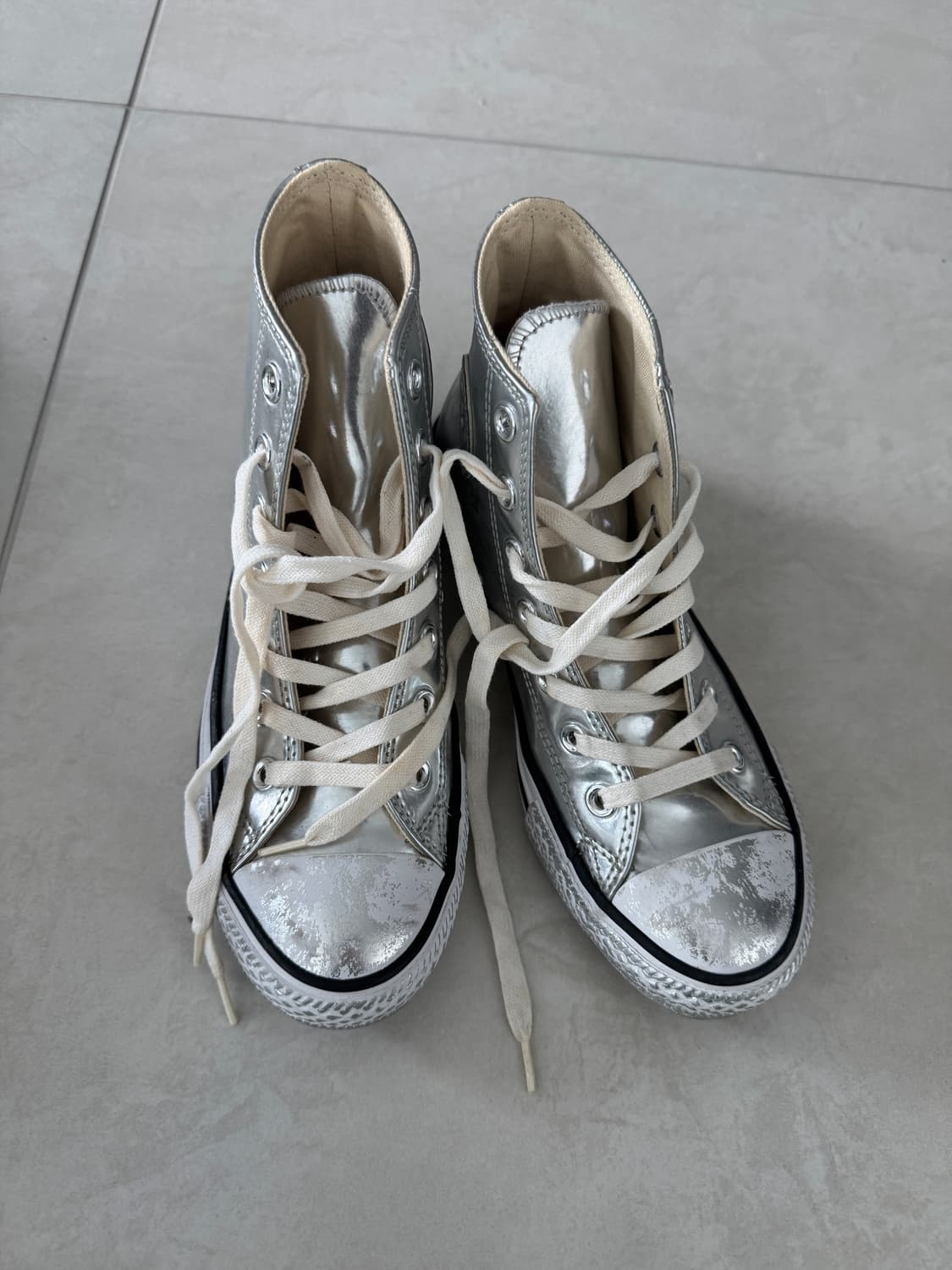 컨버스 척테일러 실버 HI 550288C 상품이미지8