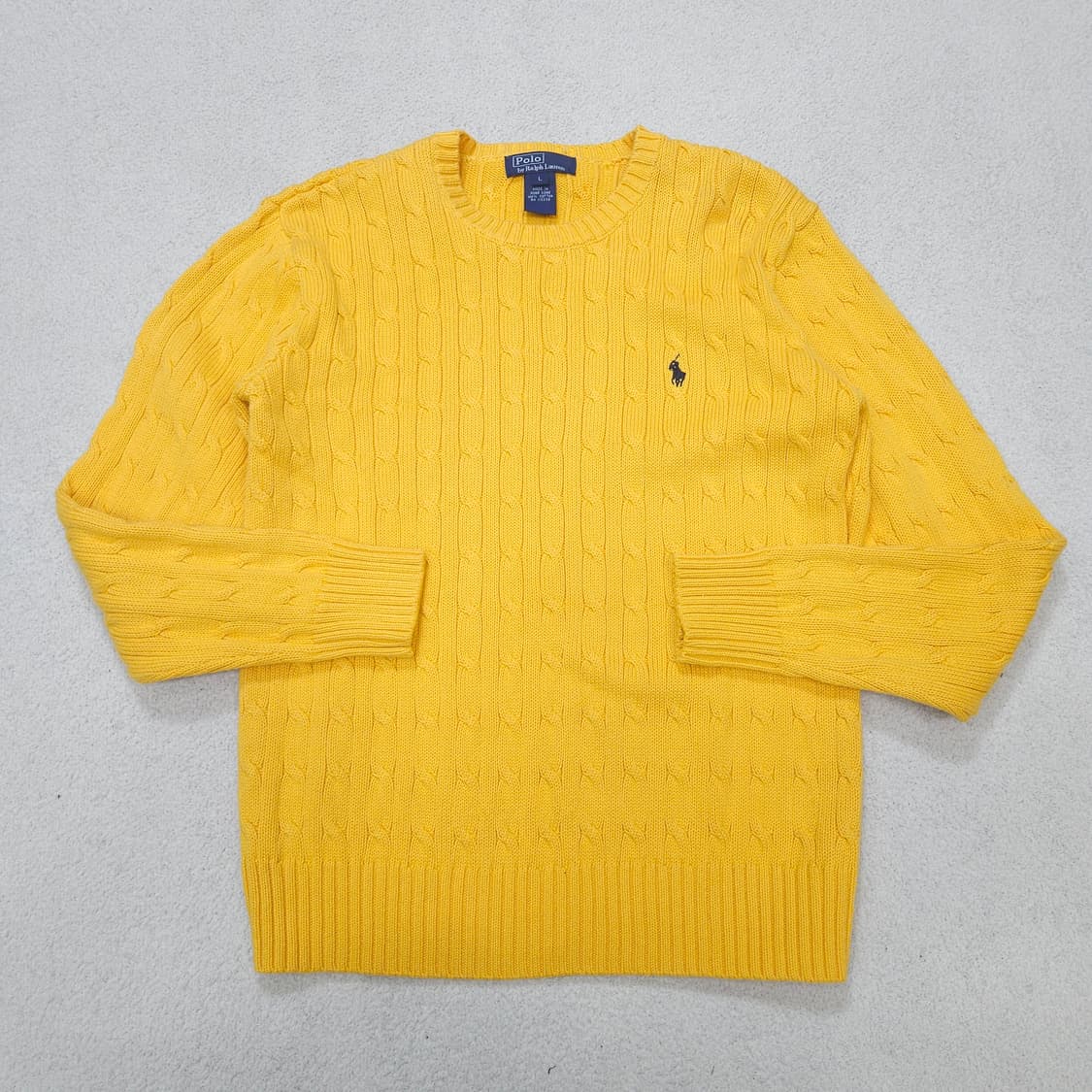 폴로 랄프 로렌 케이블 니트 L 상품이미지2