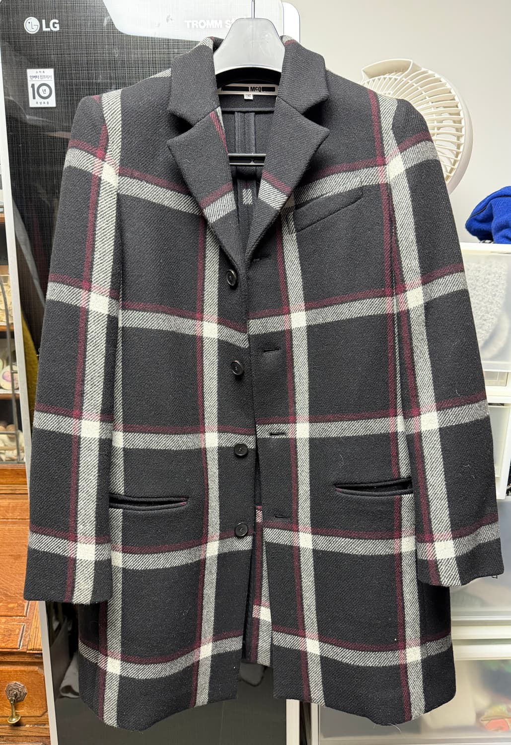 [46] McQ 체크코트 상품이미지1