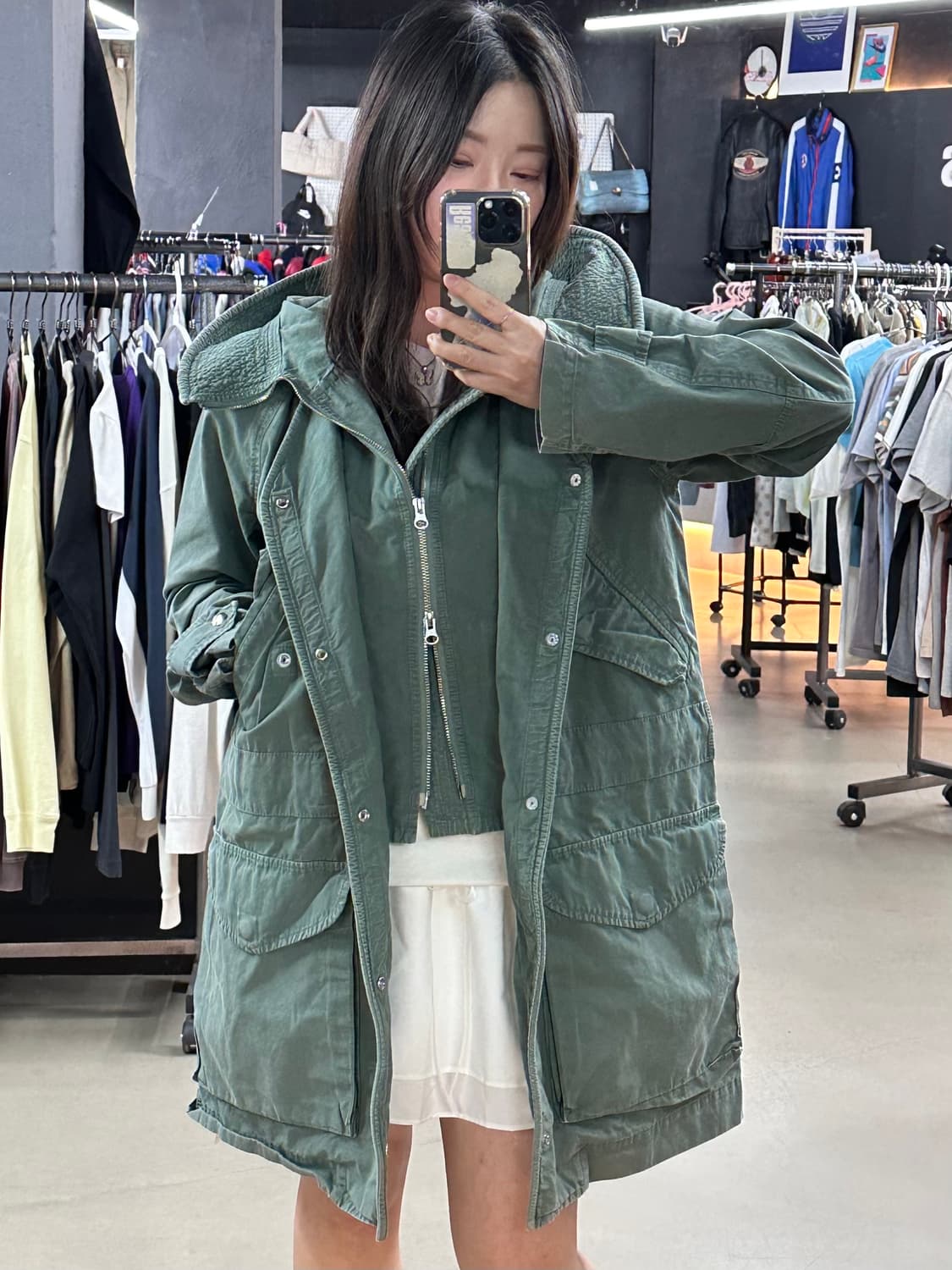 Zucca 후드 야상 상품이미지1