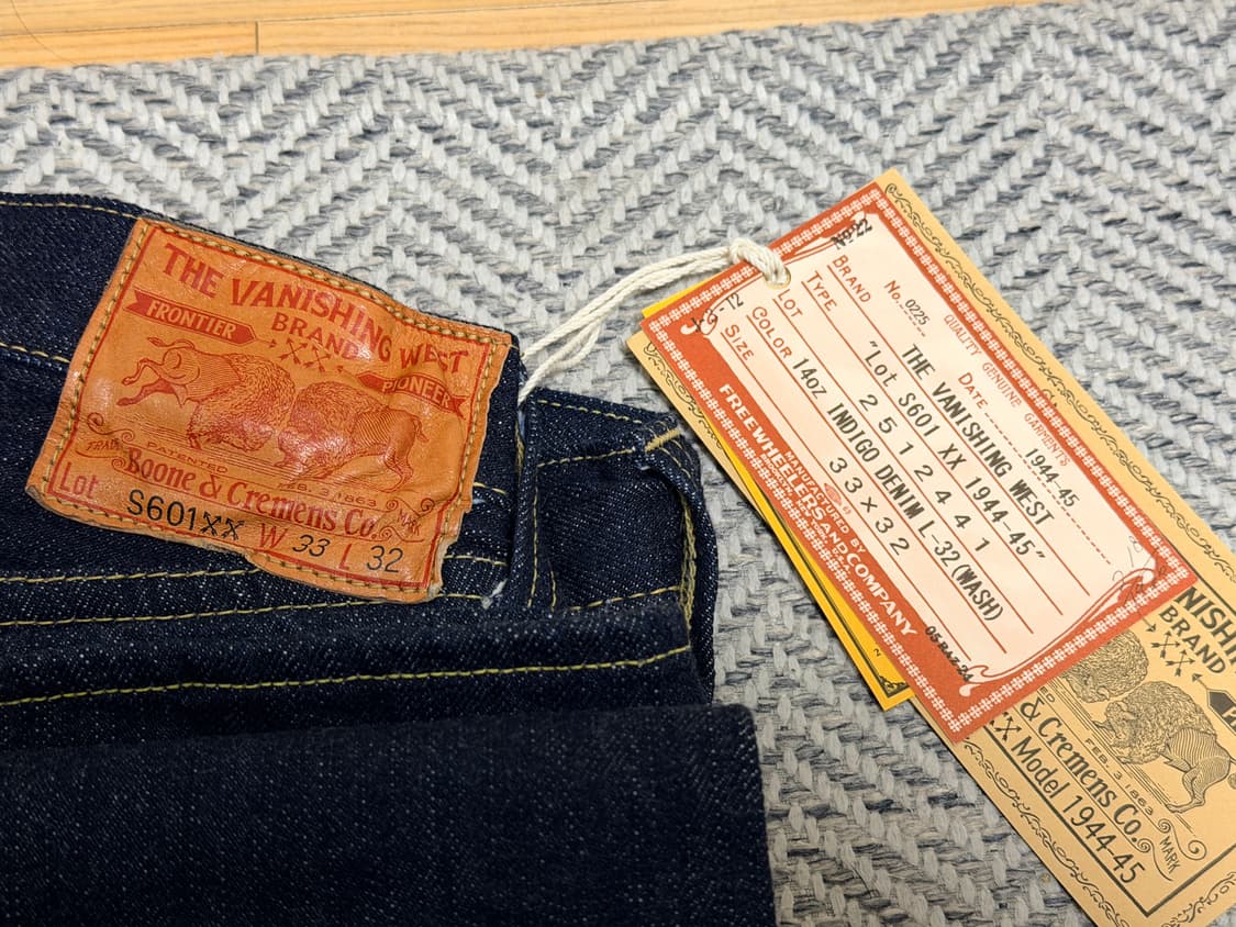 프리휠러스 청바지 601xx 1944-45 대전판 33사이즈 상품이미지1