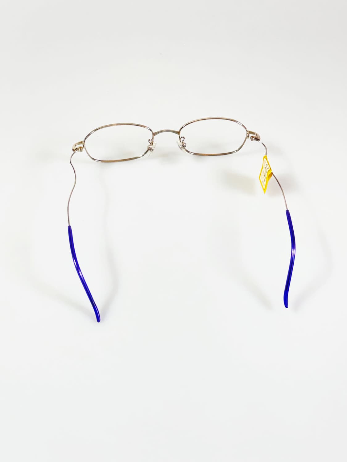 90s TENSHO 실버 메탈 슬림 스퀘어 빈티지 안경 상품이미지5