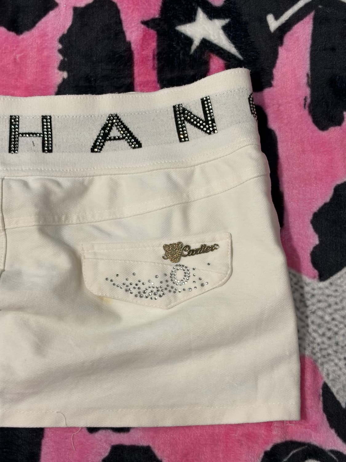 Y2K Studd Cross cubic Mini Skirt 상품이미지8