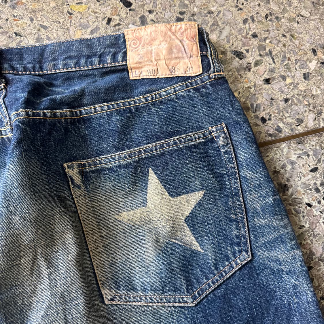 [38] Sugar cane Lot.901 Lone Star 셀비지 데님 상품이미지8