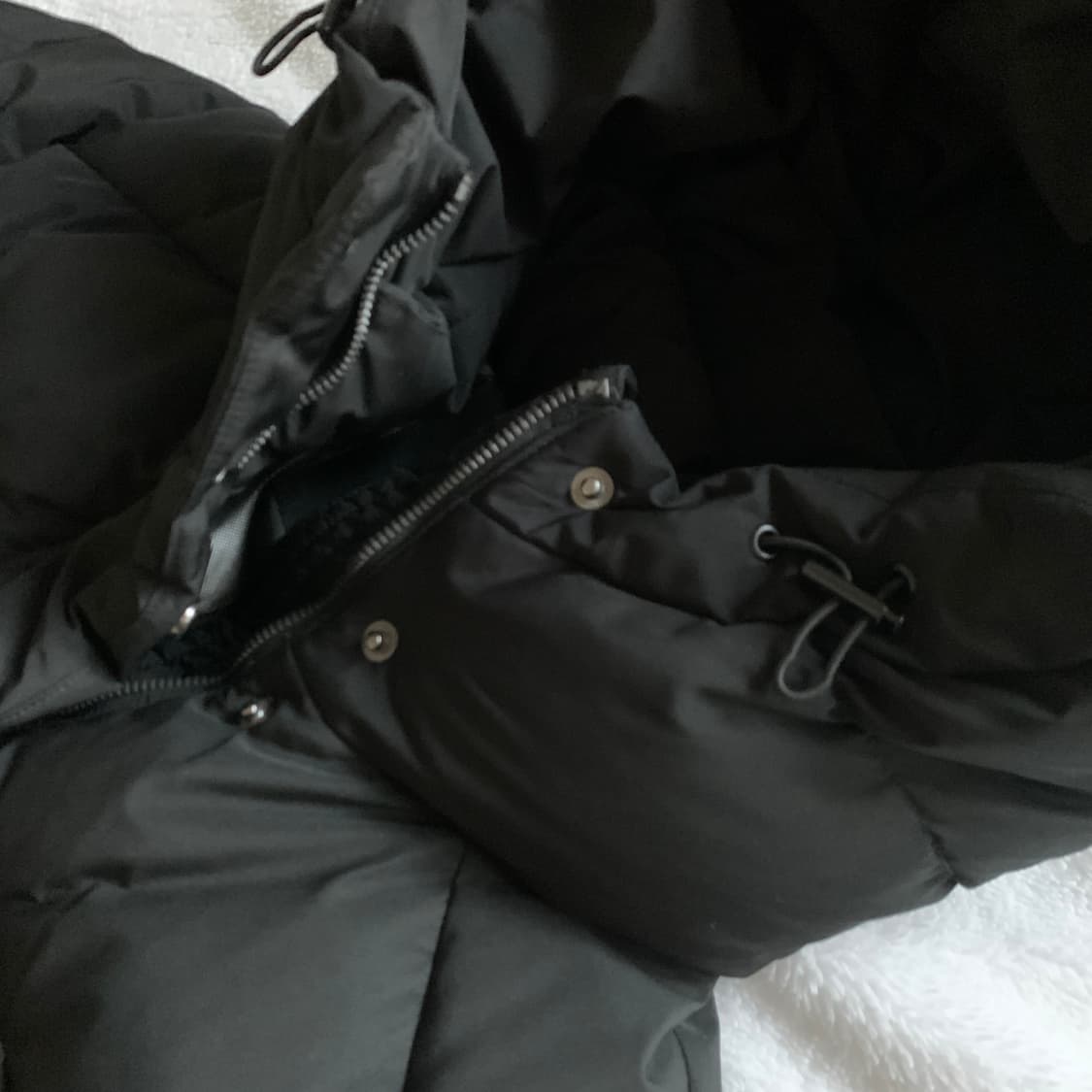 빈티지 프리미엄 시베리안 덕다운 후드 롱패딩 상품이미지4