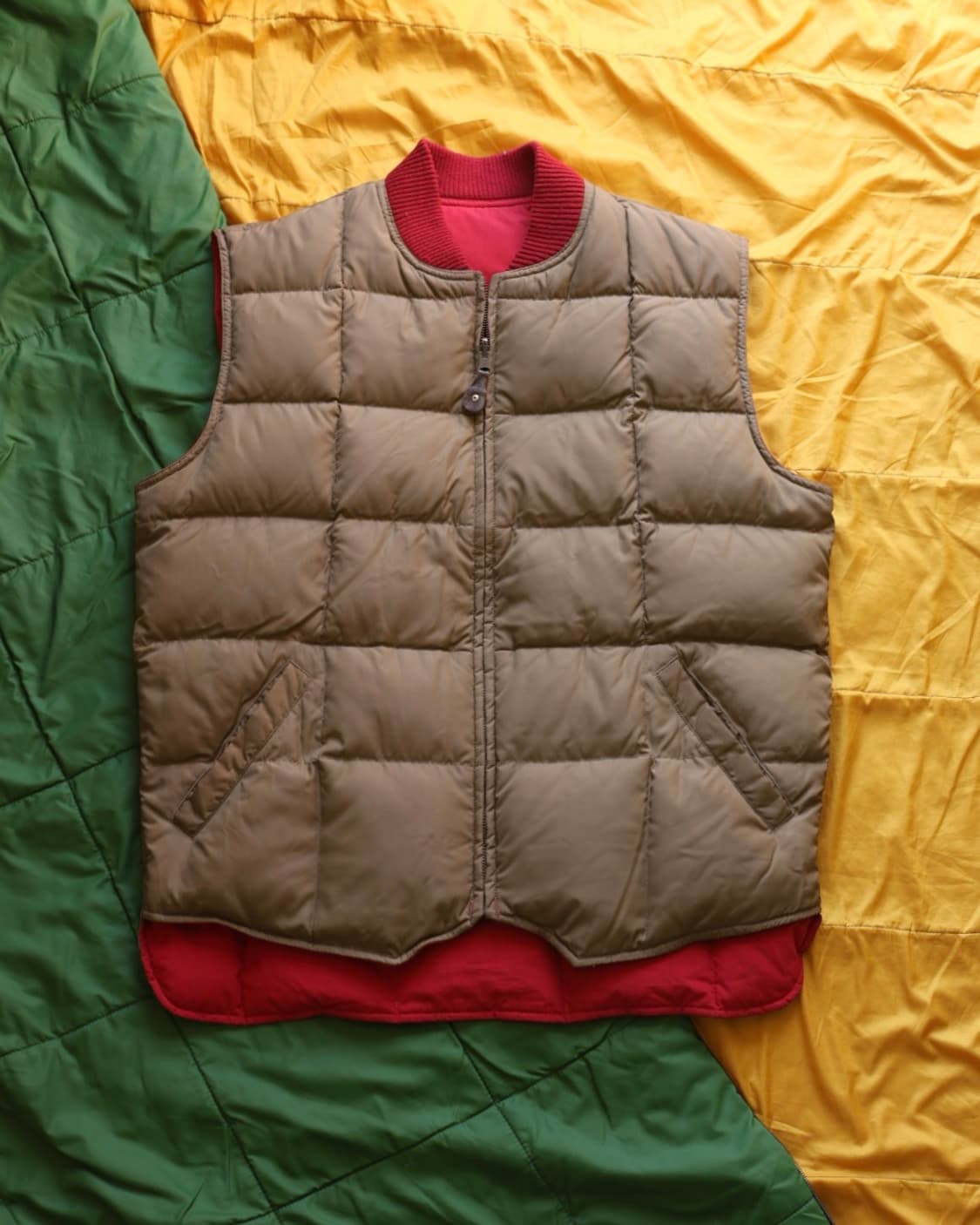 에디바우어 90s 리버시블 케네디언 구스다운 베스트 상품이미지2