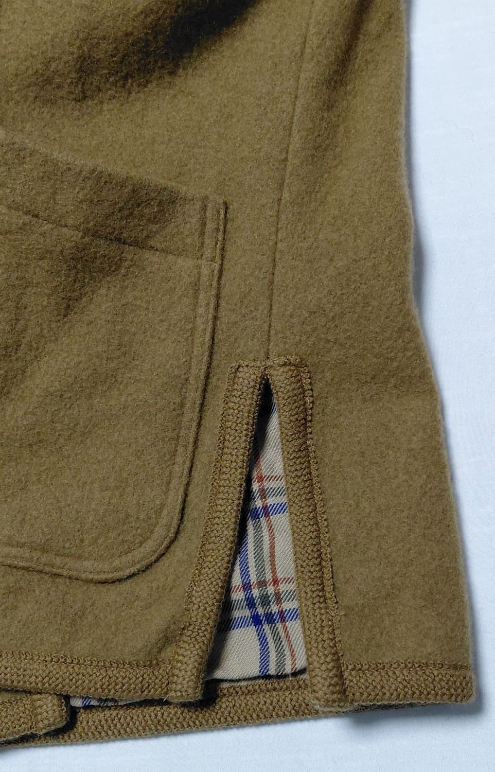 [M] 트로이 브로스(Troy Bros) 재팬 메이드 울 혼방 베스트 상품이미지7