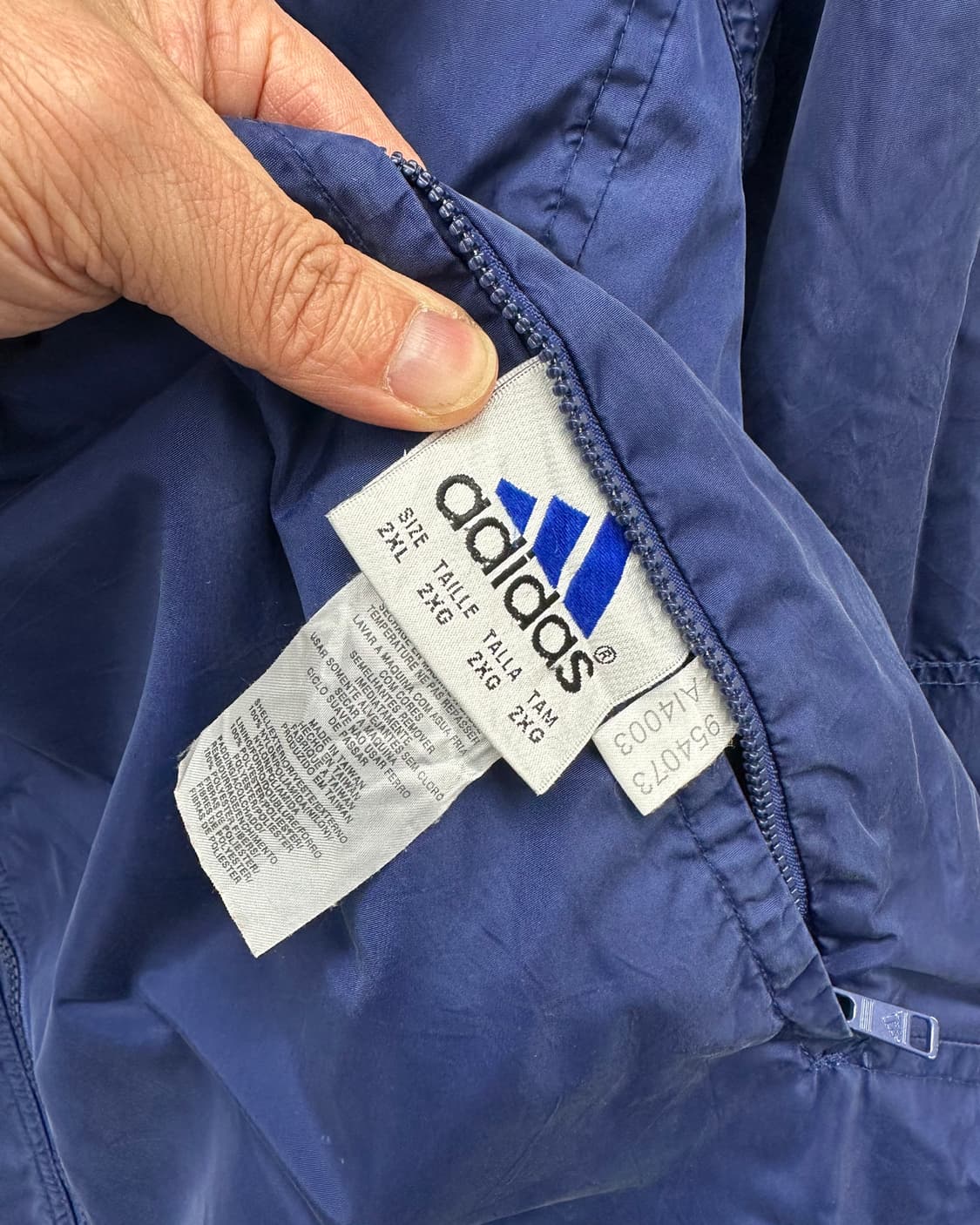 (3XL)90'S 아디다스 양면 후드점퍼-M1617 상품이미지8