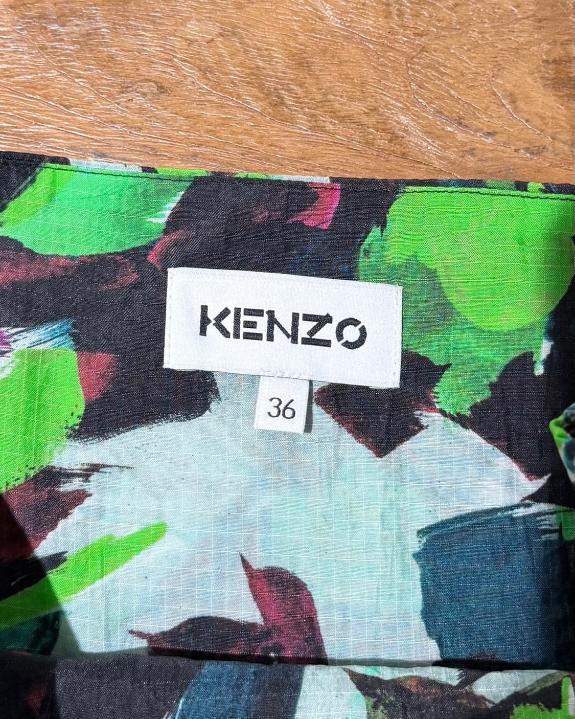 겐조 그린 아카이브 플로랄 지퍼 맥시 스커트 상품이미지7