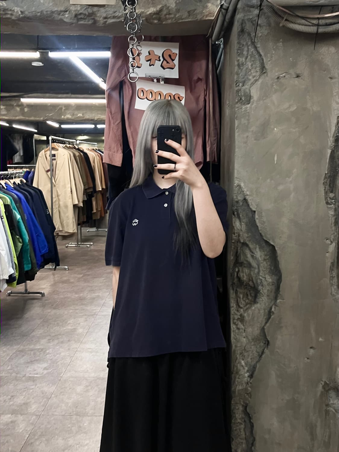 브룩스 브라더스 카라 반팔 티셔츠 네이비 XL #csz3292 상품이미지2