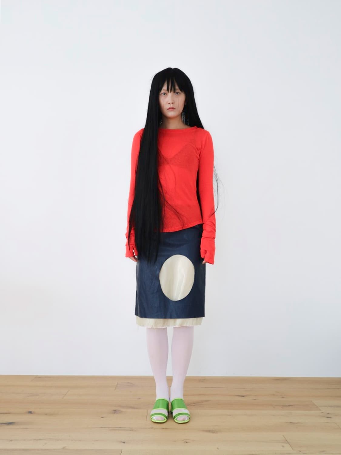 [Punctum Test] “O” skirt on green 상품이미지7