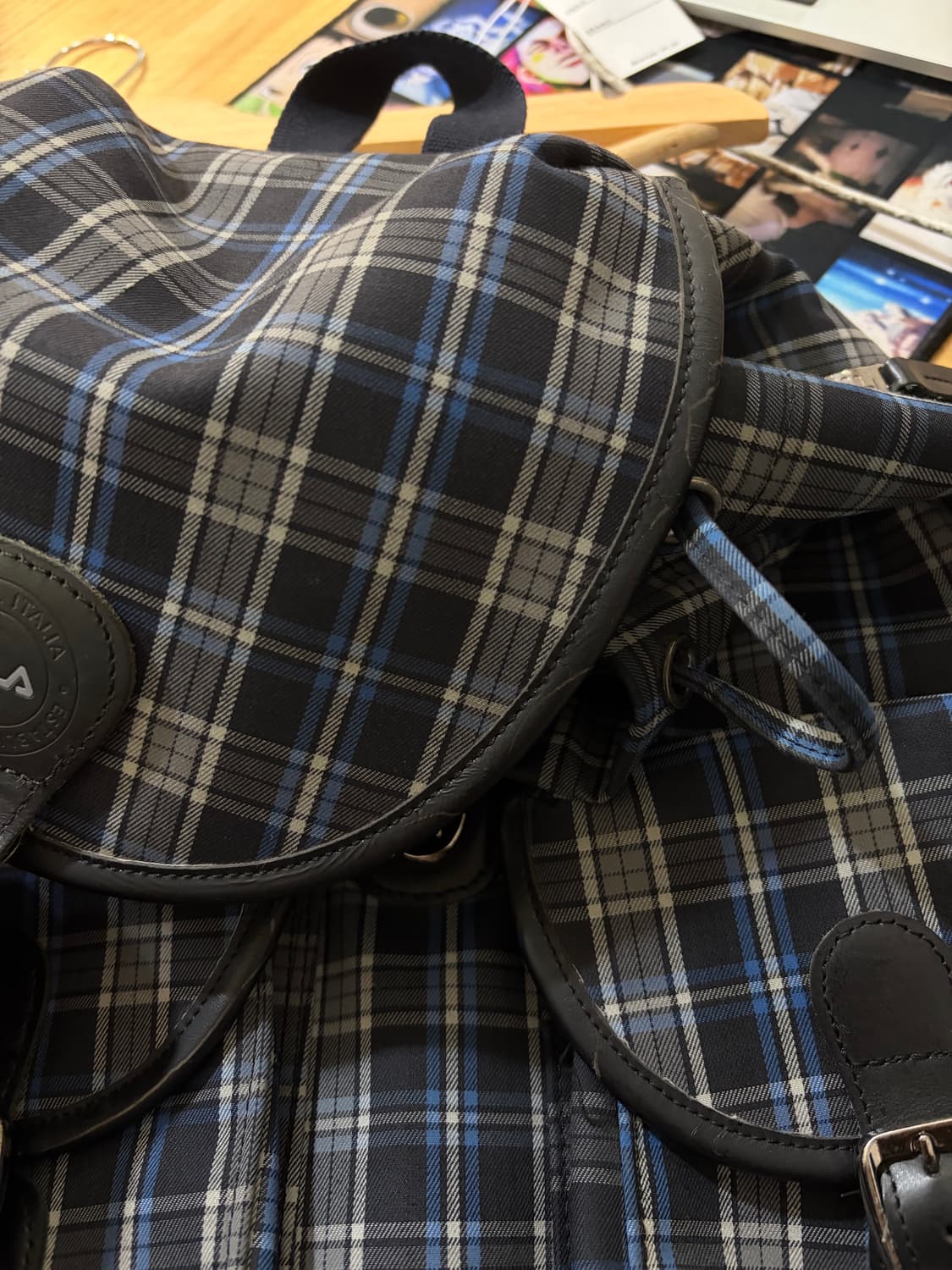 FILA  휠라 체크 모리룩 복조리 백팩 가방 상품이미지9