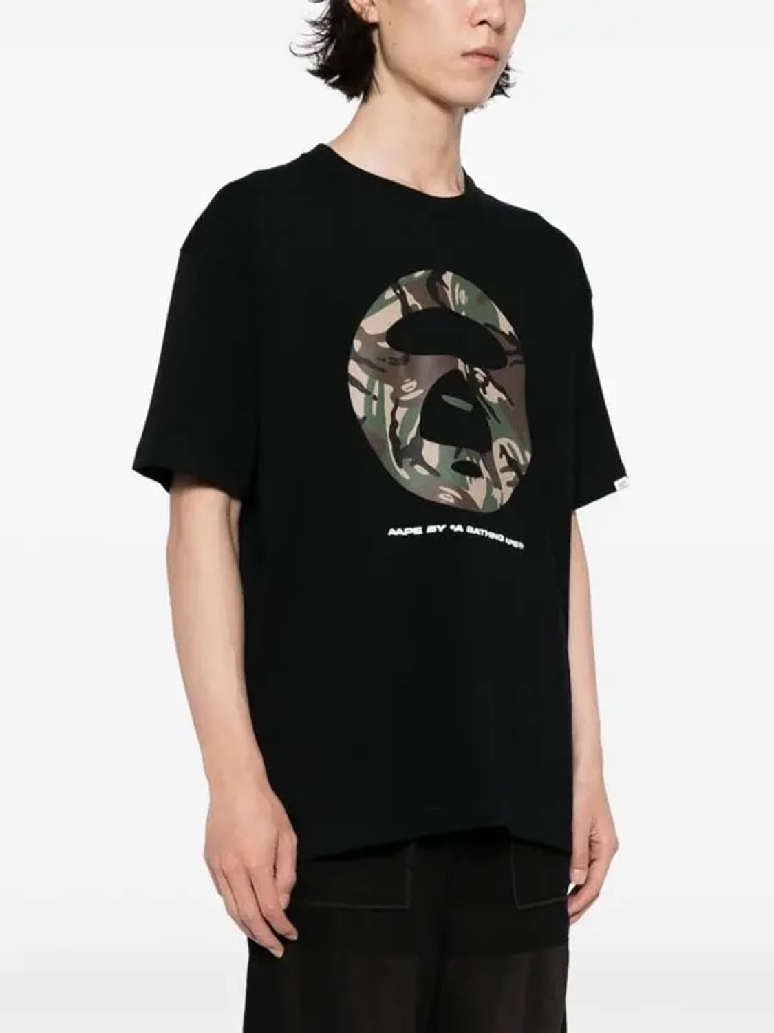 에이프 Aape 카모 반팔티 블랙 상품이미지1