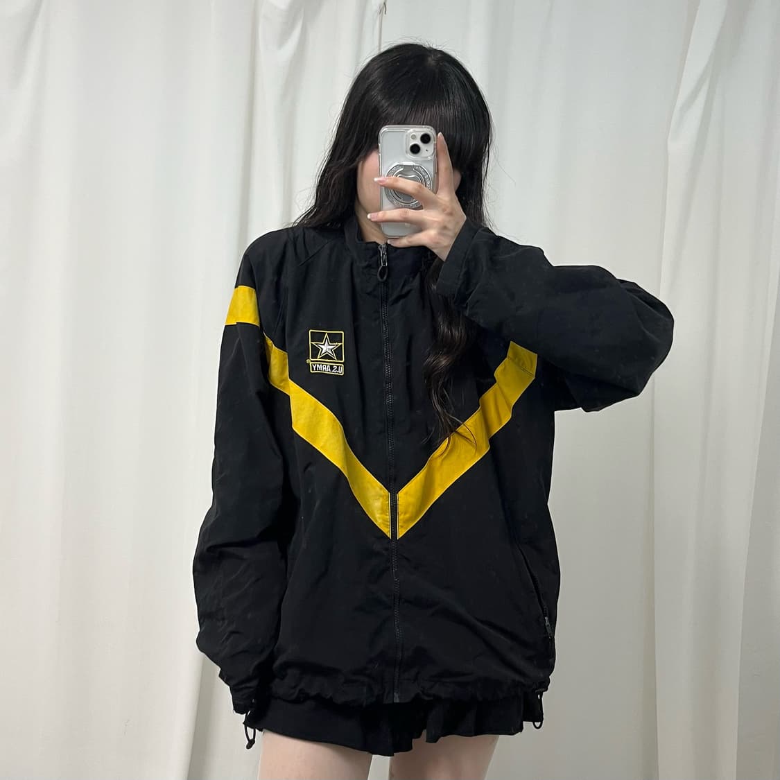 U.S. ARMY APFU black windbreaker 상품이미지1