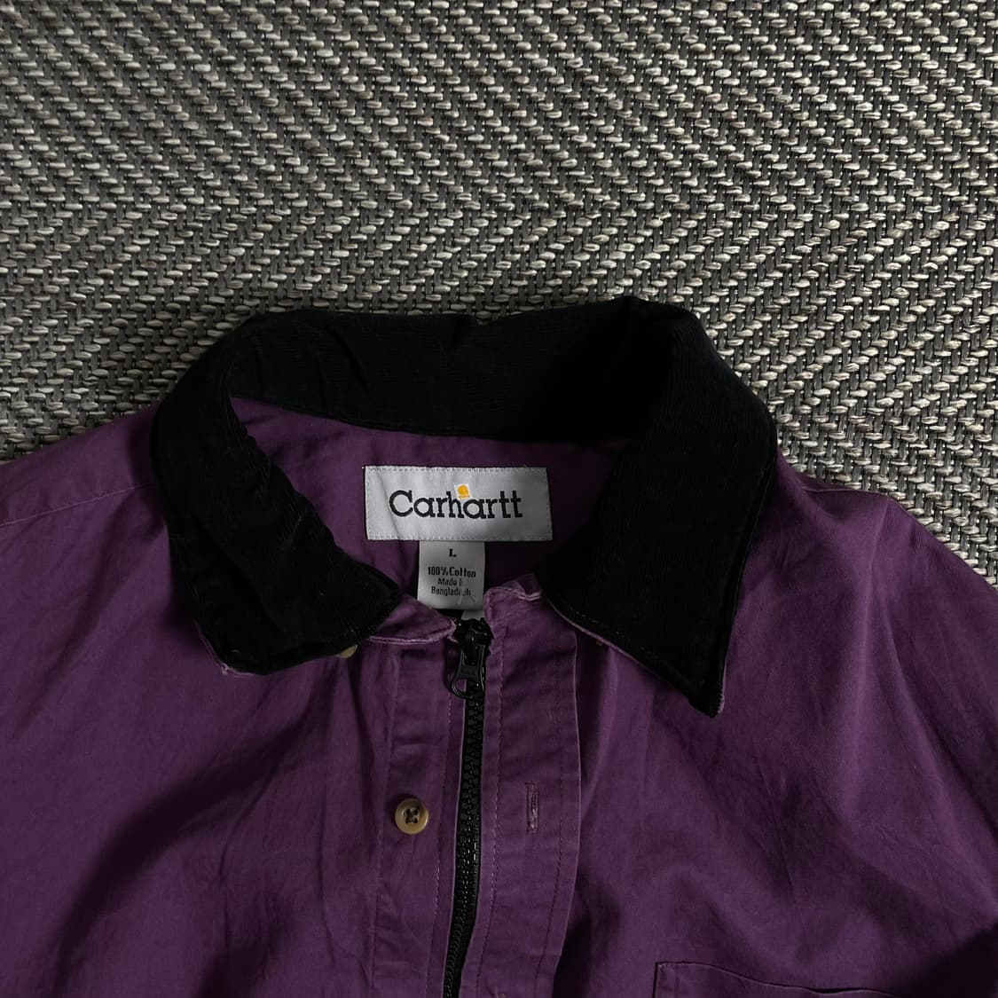 칼하트 크롭 리메이크 셔츠 자켓o 2939 상품이미지4