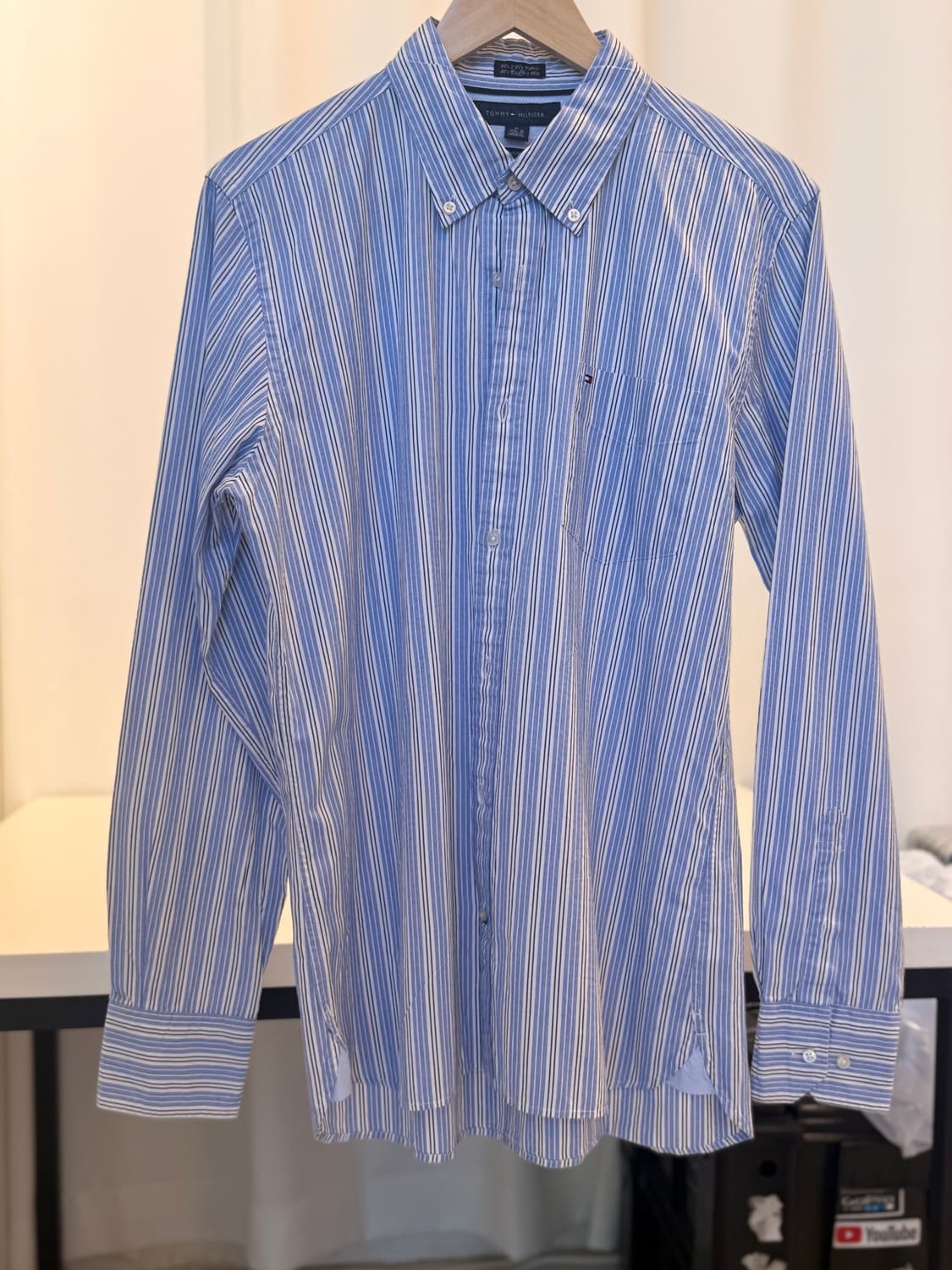 타미(Tommy Hilfiger) 코튼 L/S 블루스트라이프 상품이미지4