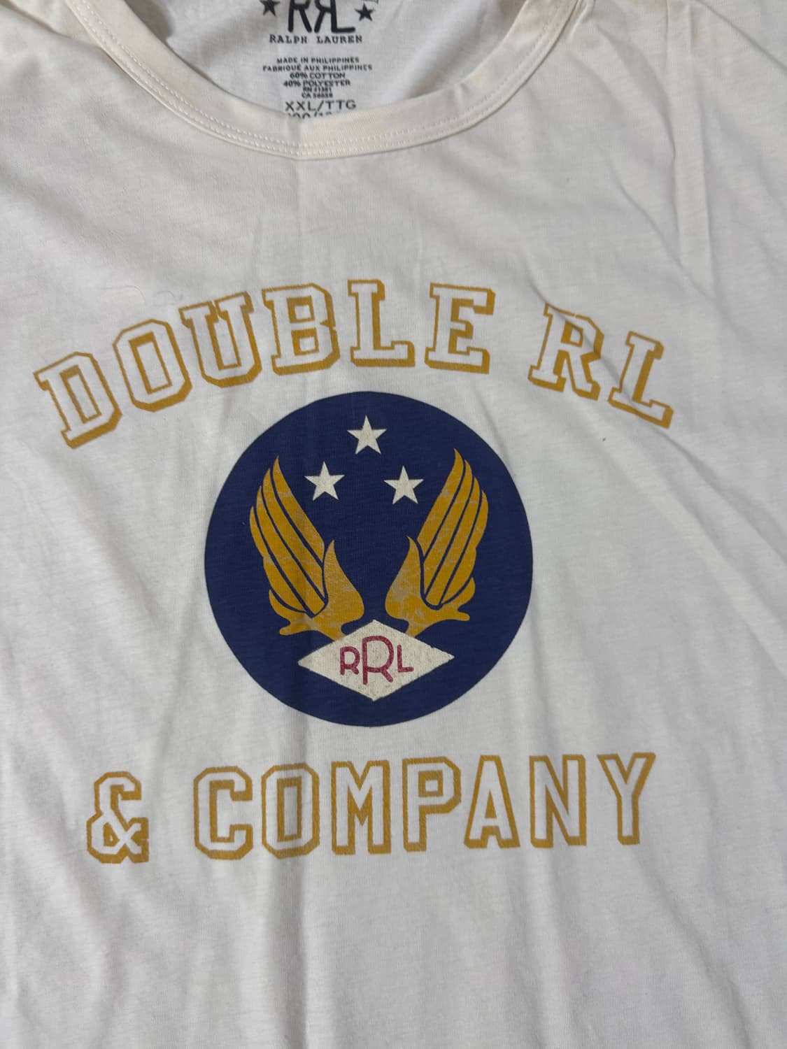 2XL 더블알엘 윙 로고 저지 티셔츠 상품이미지2