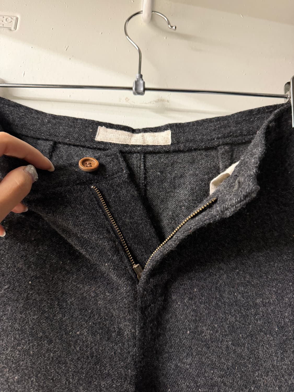 일본빈티지 울90% 포멀 하프팬츠 상품이미지5