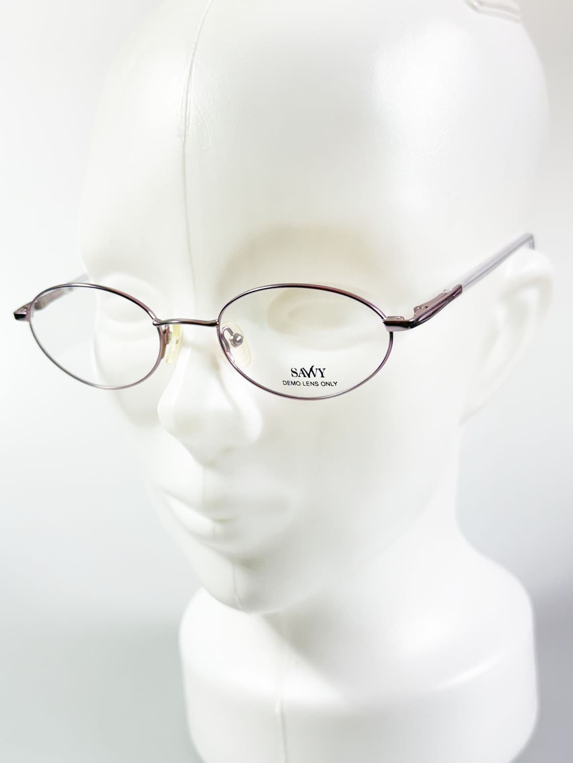 SAWY 라벤더 슬림 오벌 메탈 프레임 빈티지 안경 상품이미지8