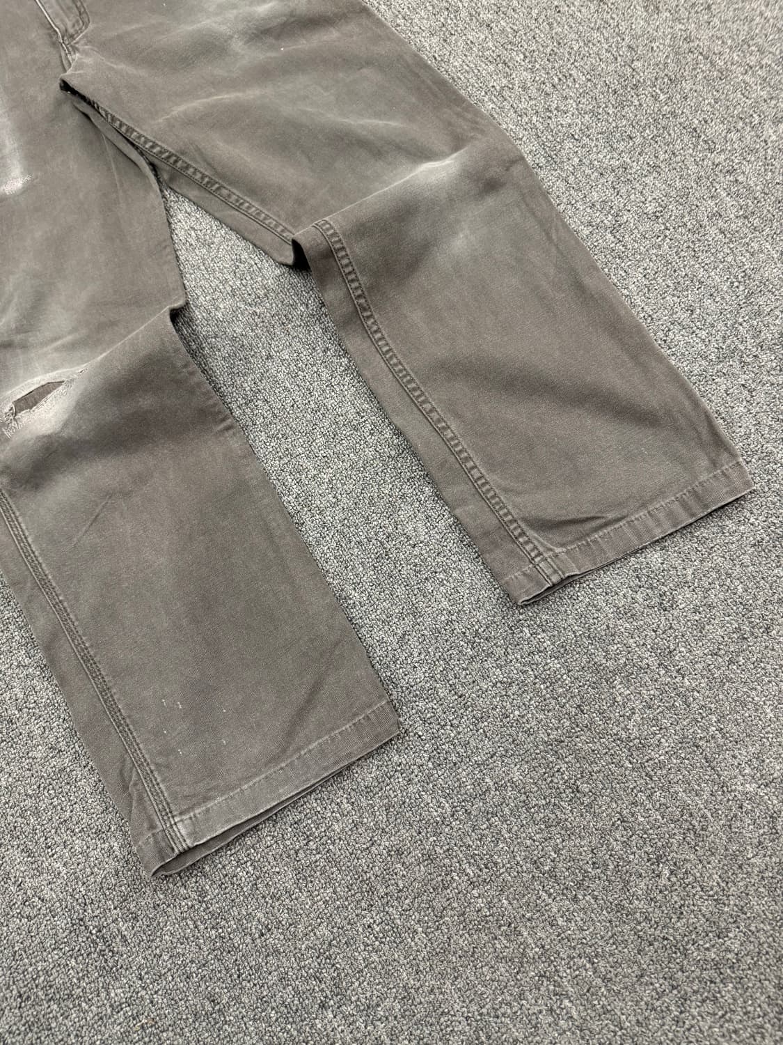 32)칼하트 빈티지 차콜 싱글니 워크팬츠 상품이미지4