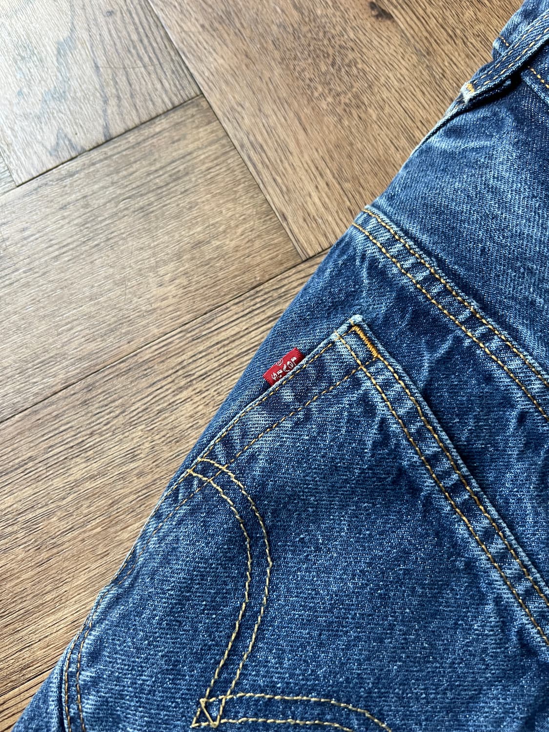 [36]00's 리바이스 USA 505 맥시코제 빈티지 워싱 데님 팬츠 상품이미지7