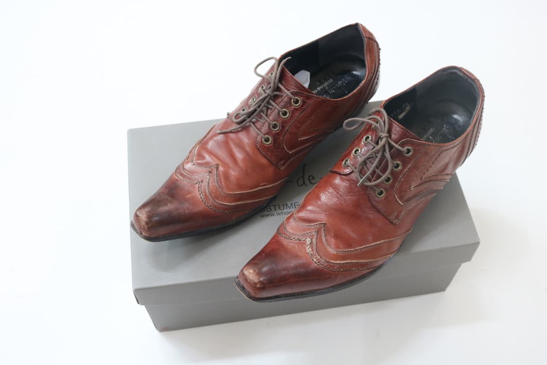 훕데두 스퀘어토 레더 부츠 웨스턴부츠 상품이미지3