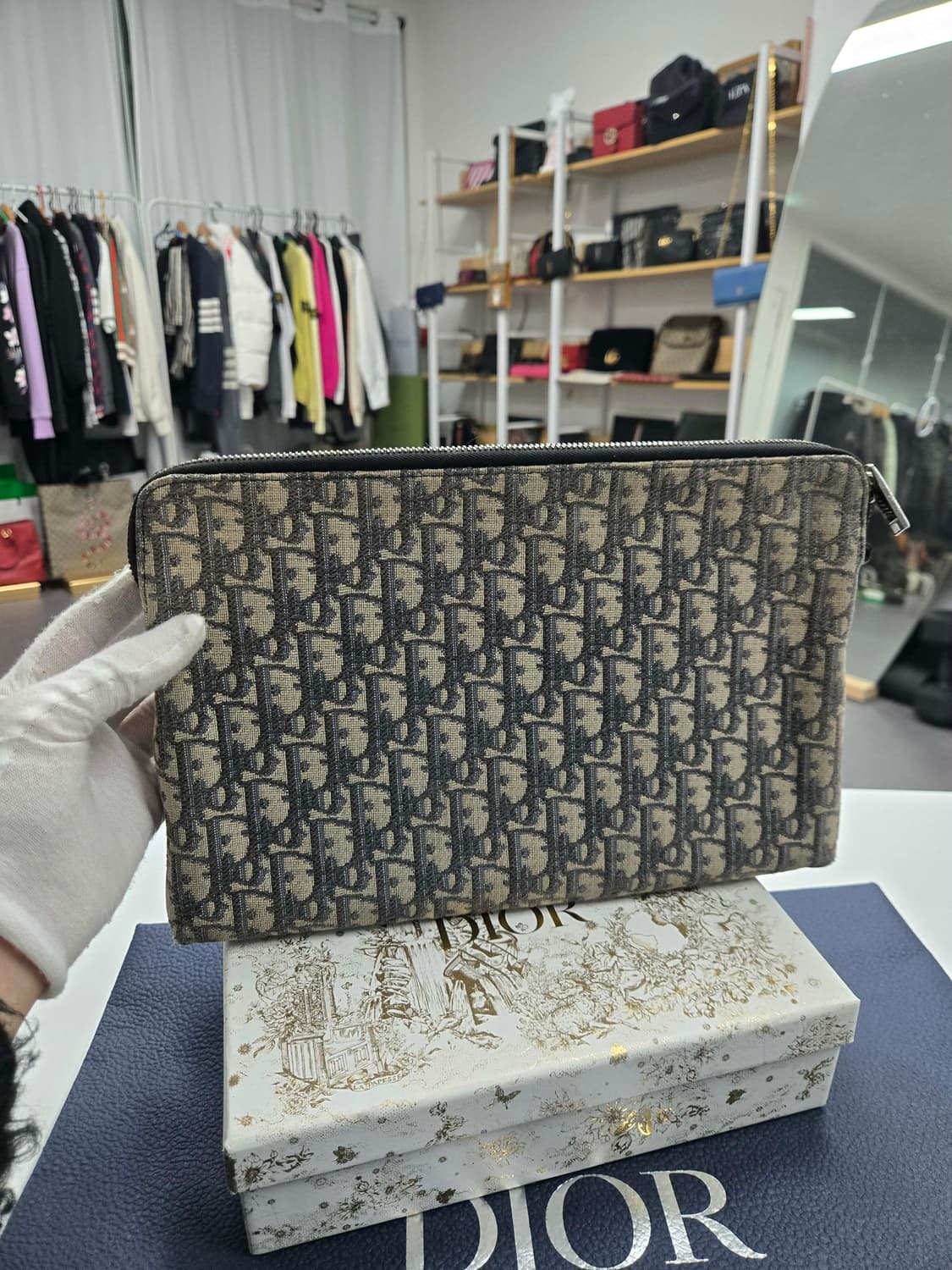 [50%세일] 디올 오블리크 아이패드 클러치백 상품이미지1