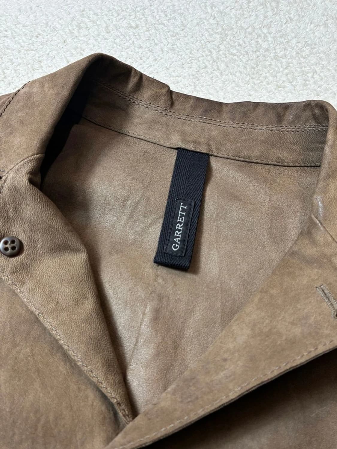 가렛 Garrett 누벅 스웨이드 양가죽 블레이저 PN6845 상품이미지7