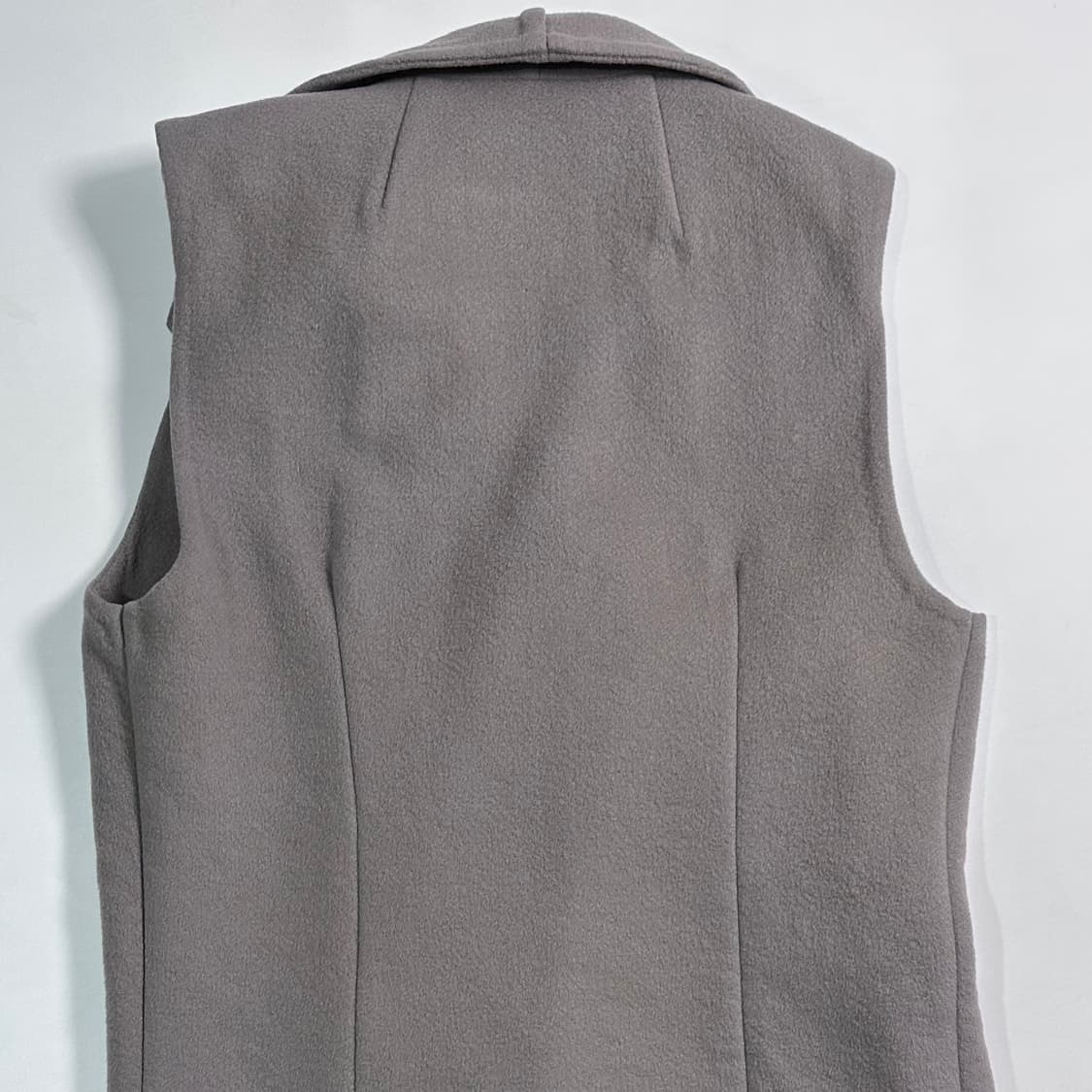  릭오웬스 캐시미어 슬리브리스 코트  상품이미지7