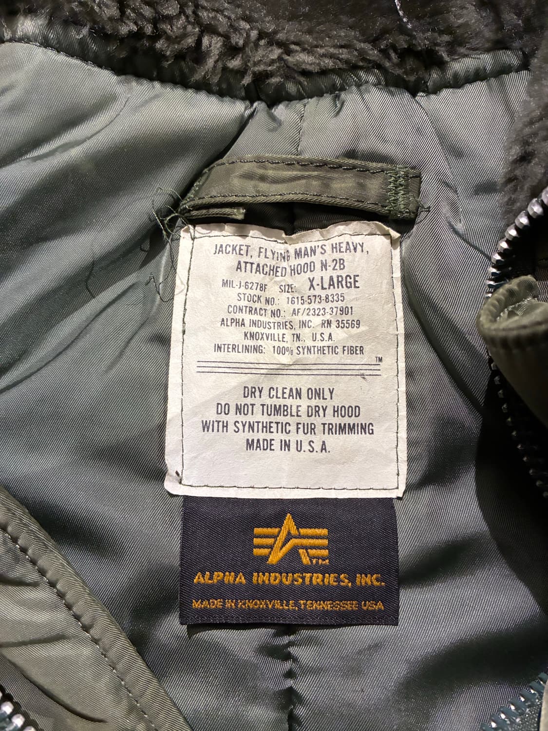 [XL] 알파인더스트리 N-2B  상품이미지2