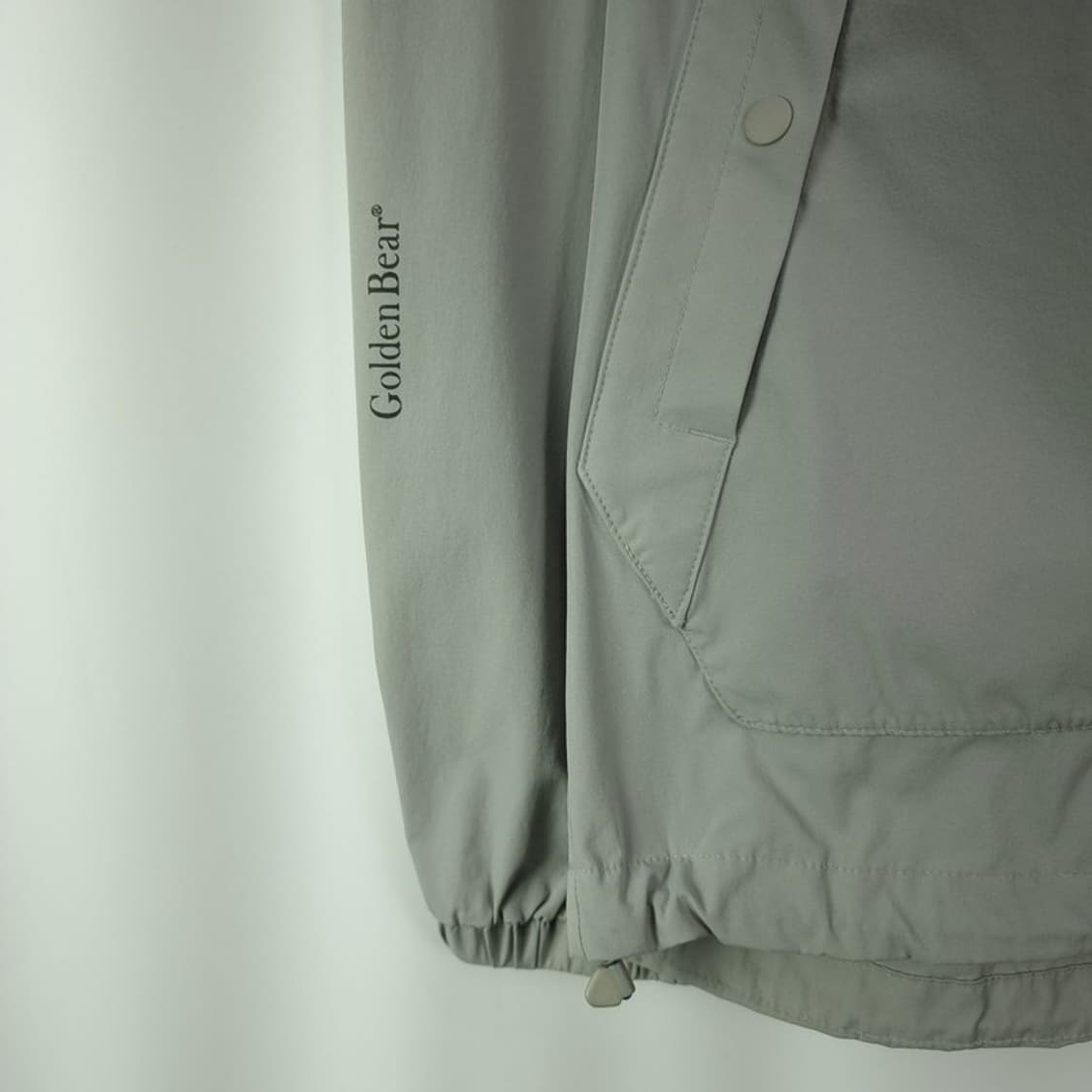 [골든베어] 루즈핏 바람막이 웜업 자켓 그레이 M18010 상품이미지8