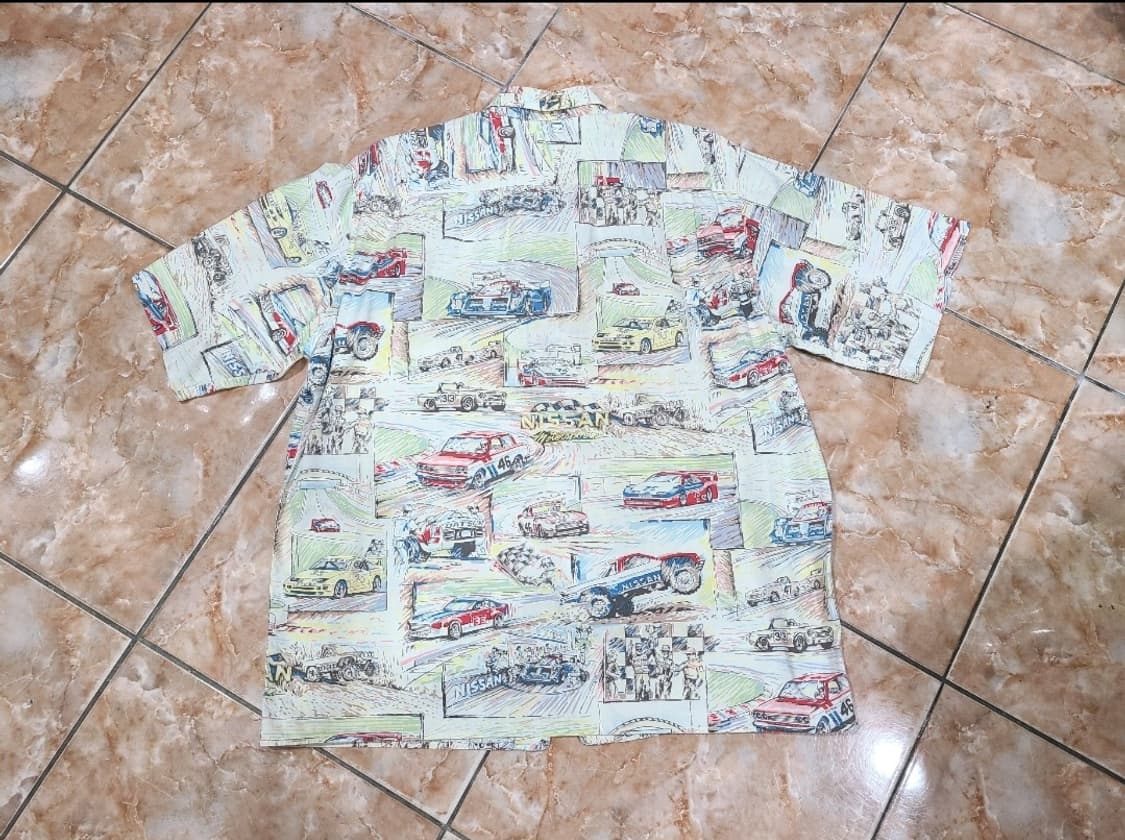 레인스푸너 닛산 모터 스포츠 코튼 셔츠 상품이미지3