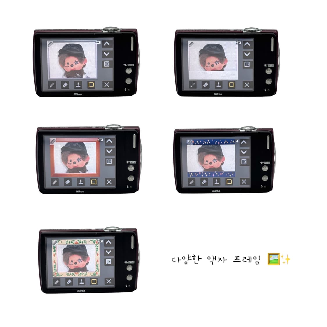 (꾸미기 기능🖌️✨) 니콘 쿨픽스 S230 디지털카메라 디카 상품이미지5