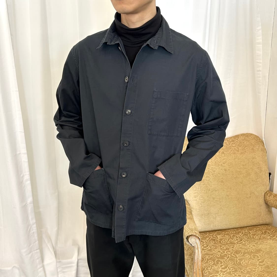 Bergfabel 코튼 워크 셔츠 상품이미지1