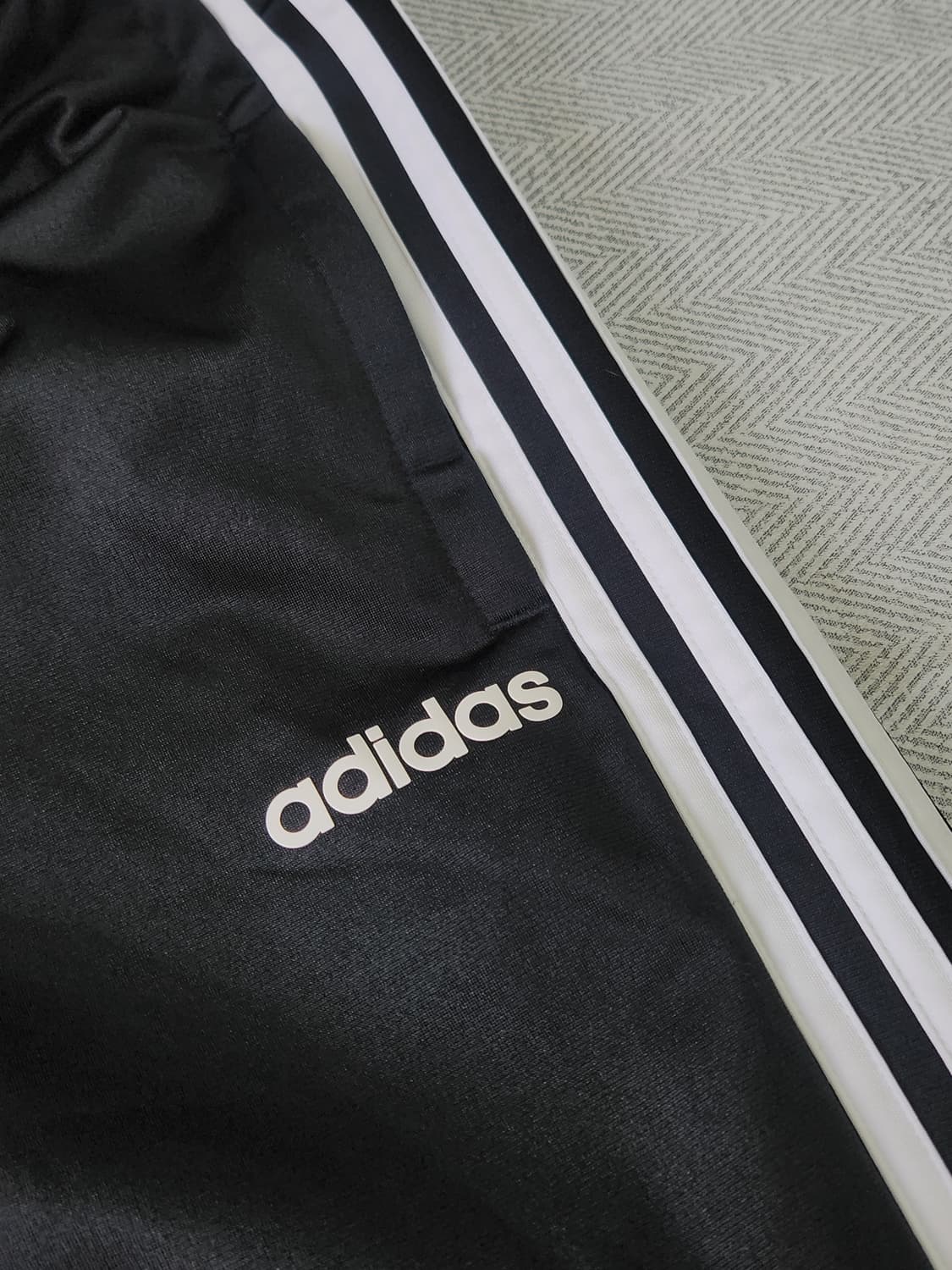 [M] 아디다스 삼선 트레이닝 팬츠 블랙 M 상품이미지4