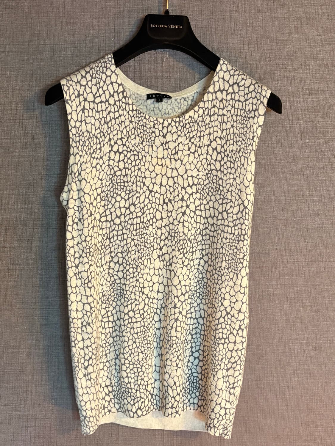 Theory 패턴 민소매 탑 S 사이즈 상품이미지1