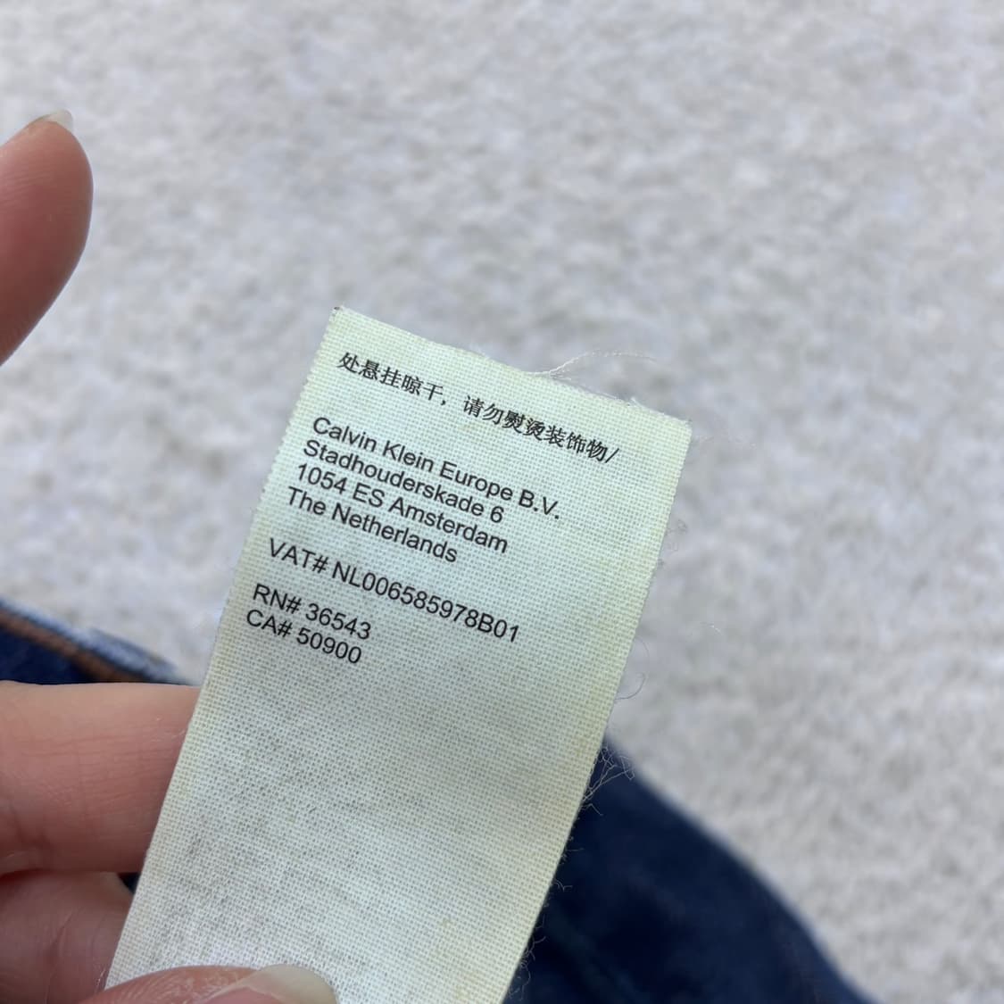 W27 캘빈클라인 빈티지 워싱 데님 팬츠 0512Y 상품이미지3