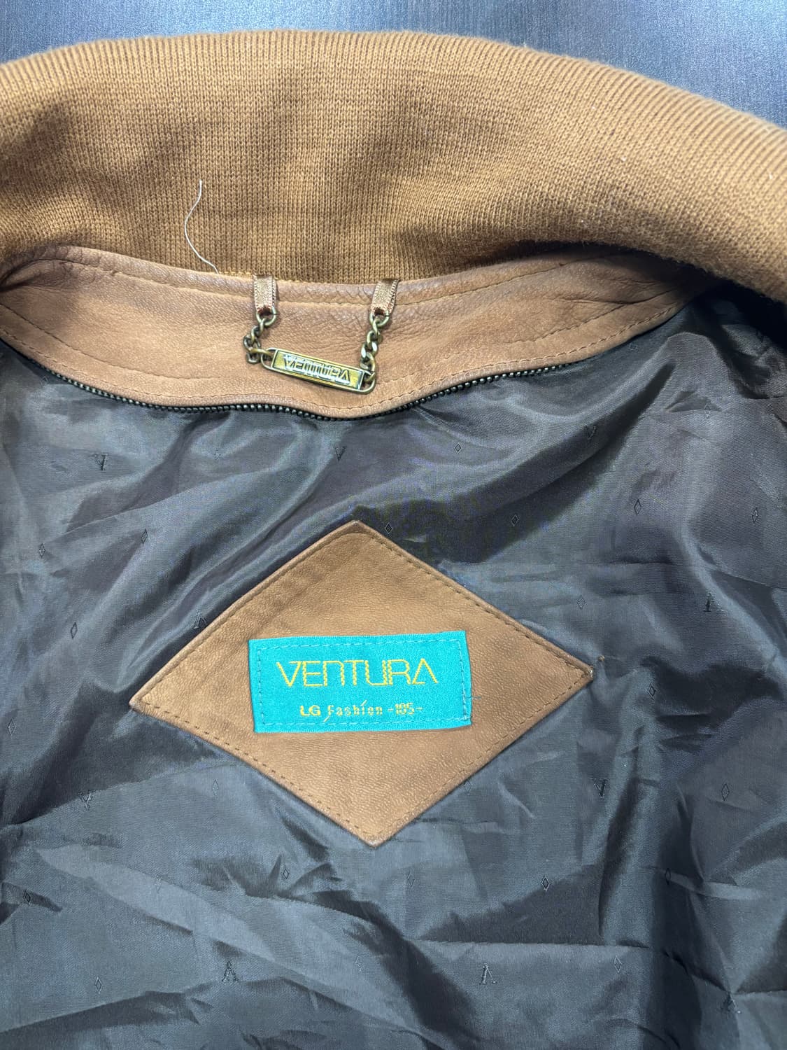 브라운 스웨이드 자켓 무스탕 상품이미지5