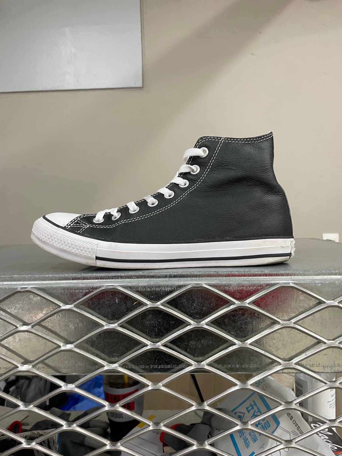 컨버스 척테일러 올스타 레더 블랙 260 (gr-4116) 상품이미지1