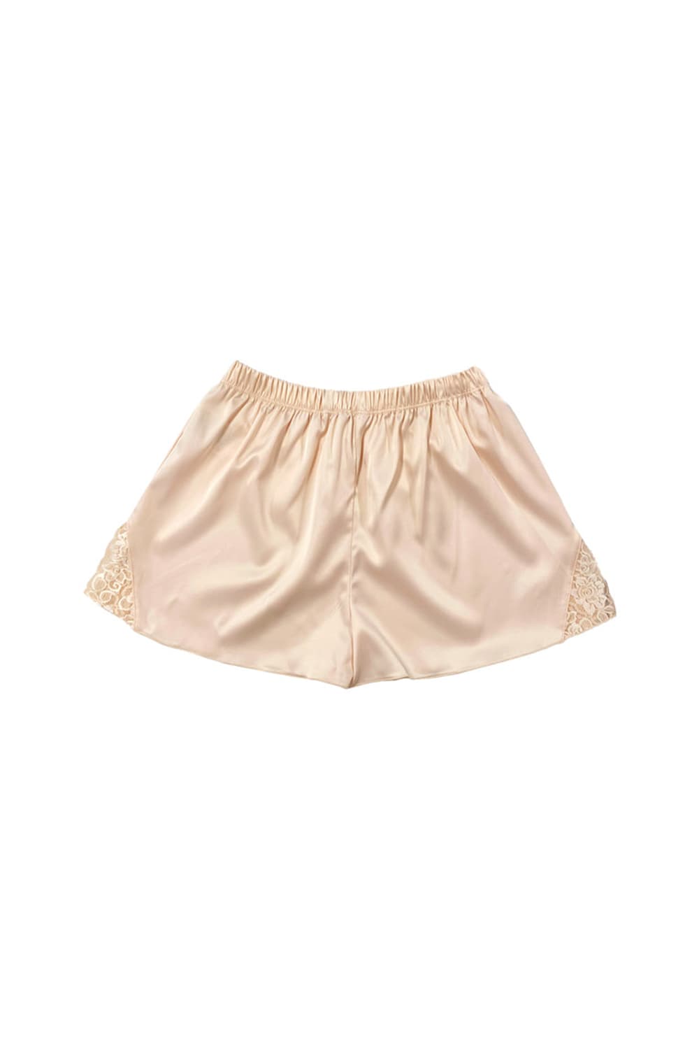 투머치택스 TMT 레이스 새틴 반바지 베이지 상품이미지1