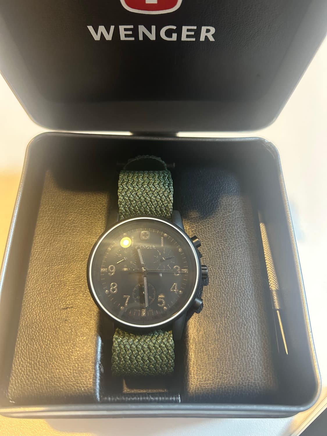 WENGER 시계 코만도크로노 블랙아웃 7073X 300개 한정판 상품이미지4