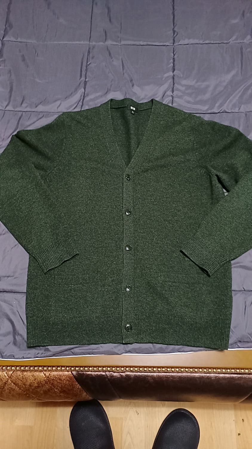 유니클로 니트가디건 105 가슴58 기장71 상품이미지1