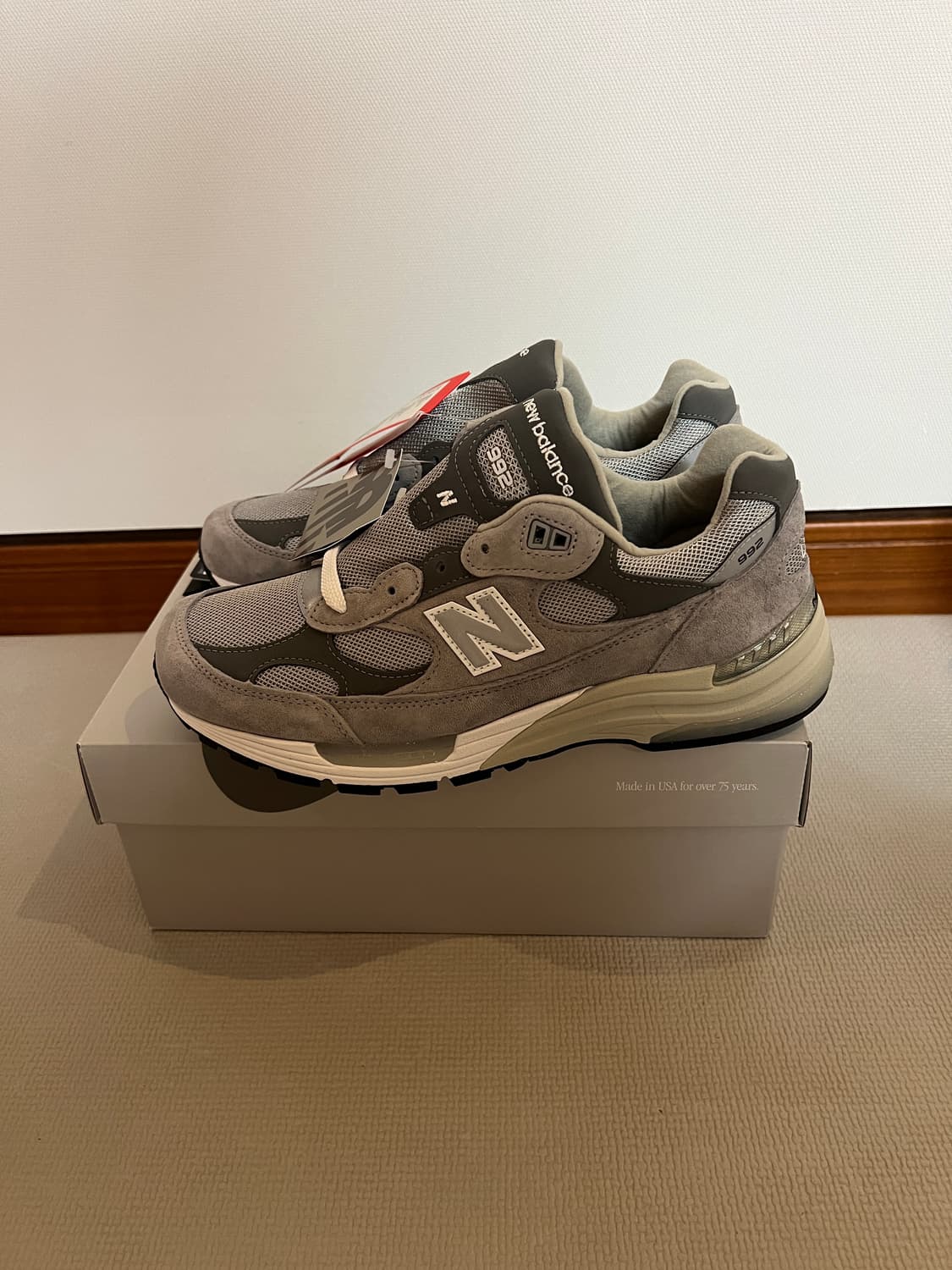 [2025.06.14. 공홈 당첨] 뉴발란스 코리아 992 그레이 270 상품이미지4