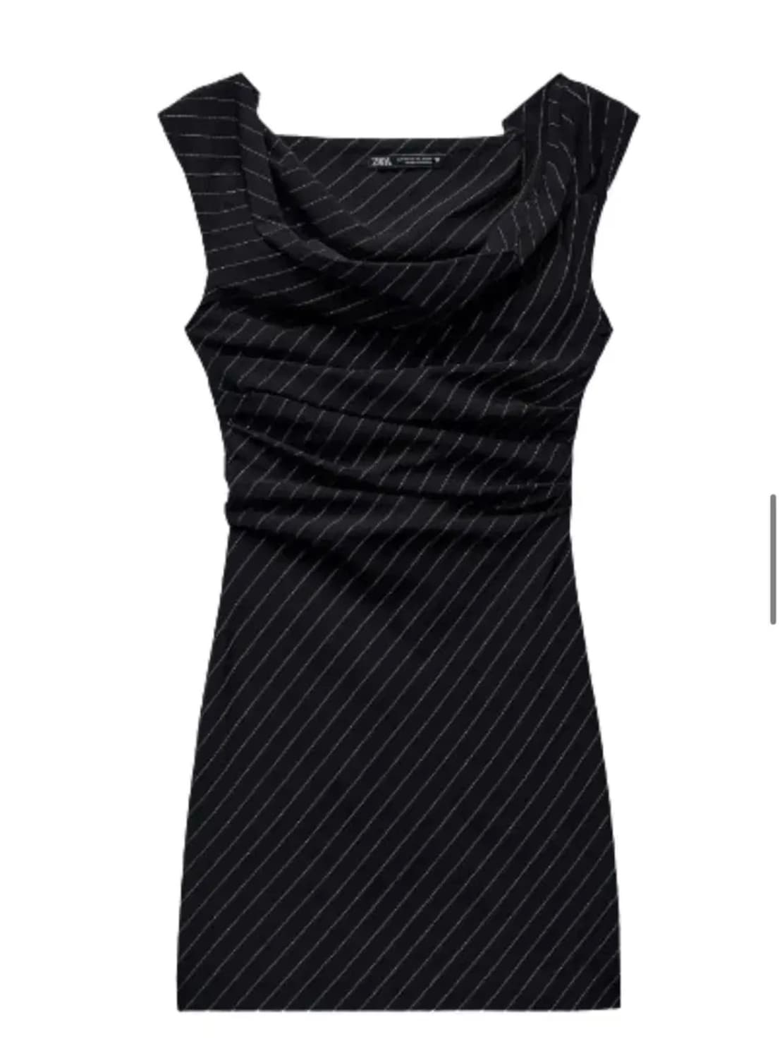 ZARA 핀스트라이프 미니 드레스 (배지연 착용) 상품이미지1