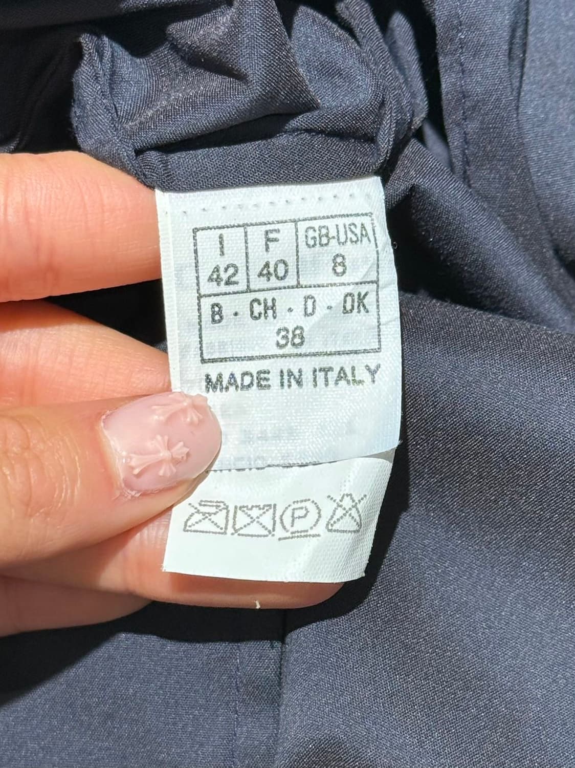 로렌스 스틸 다크네이비 코튼 블렌드 블레이저 자켓 상품이미지8