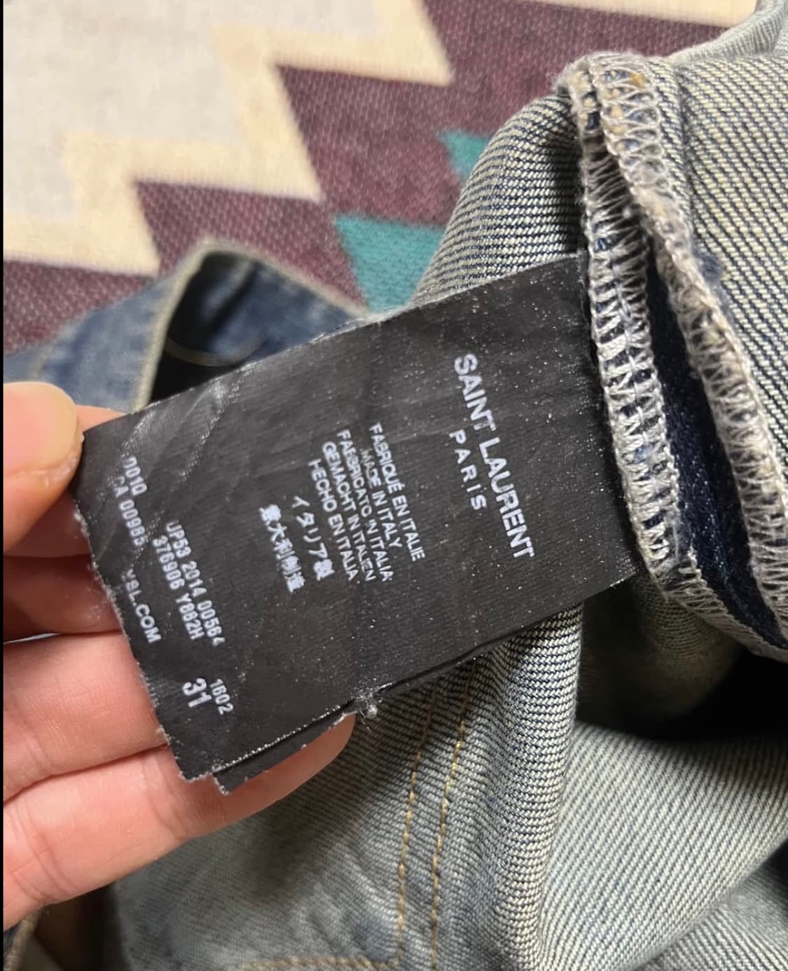 생로랑 중청 진  31사이즈 상품이미지3