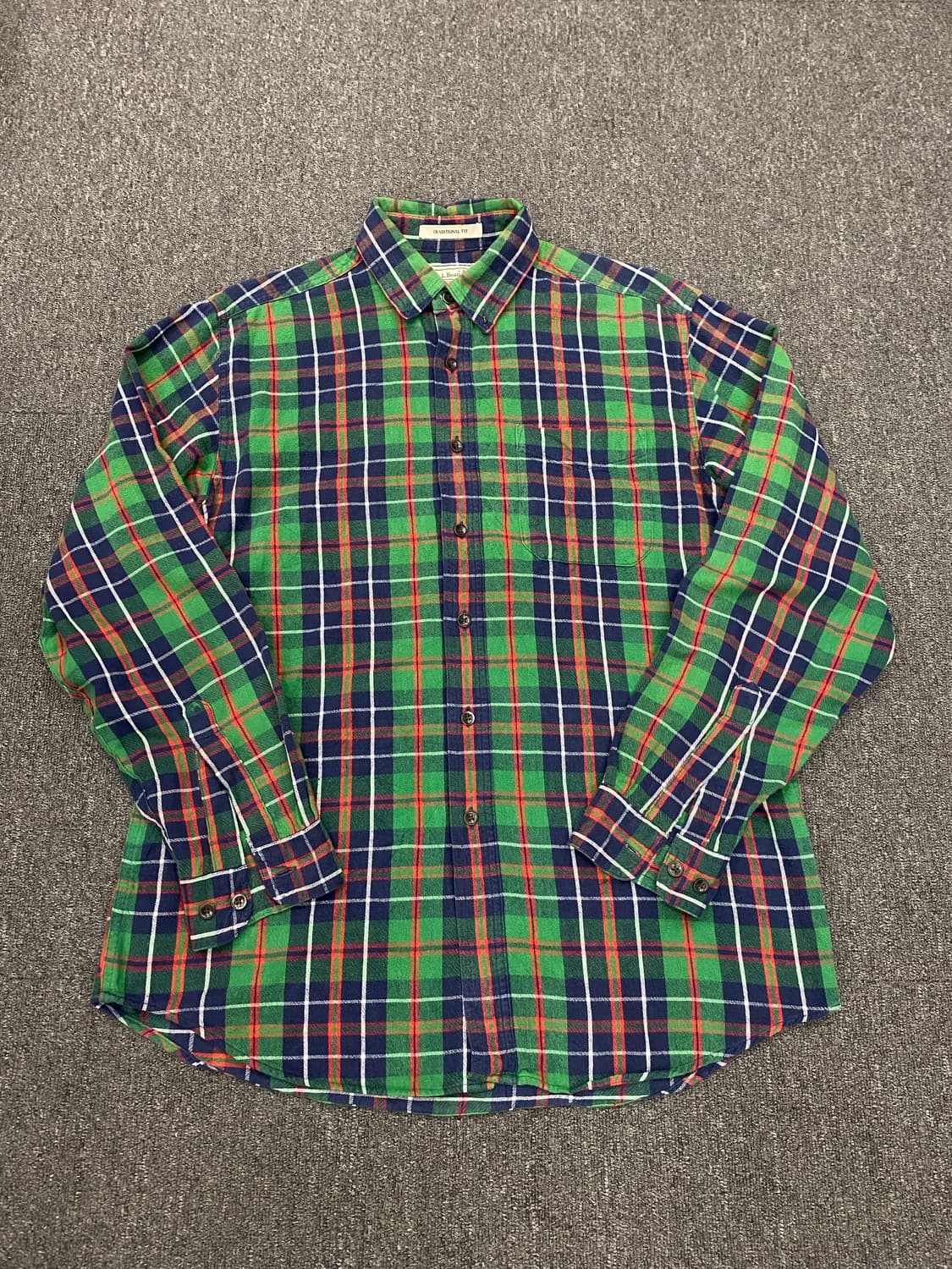 LLbean 체크 셔츠 상품이미지1